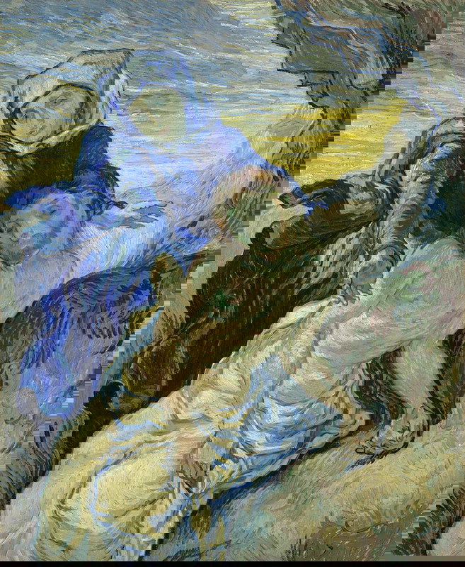 van gogh pieta after delacroix
