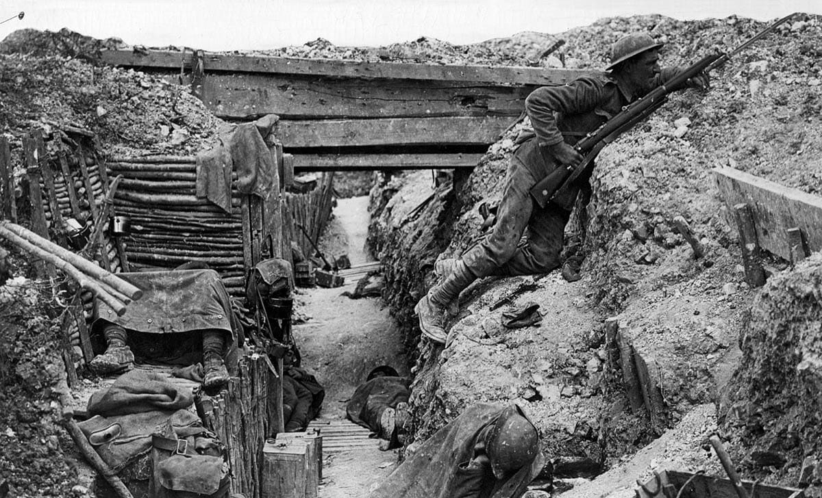 western front trenches ww1