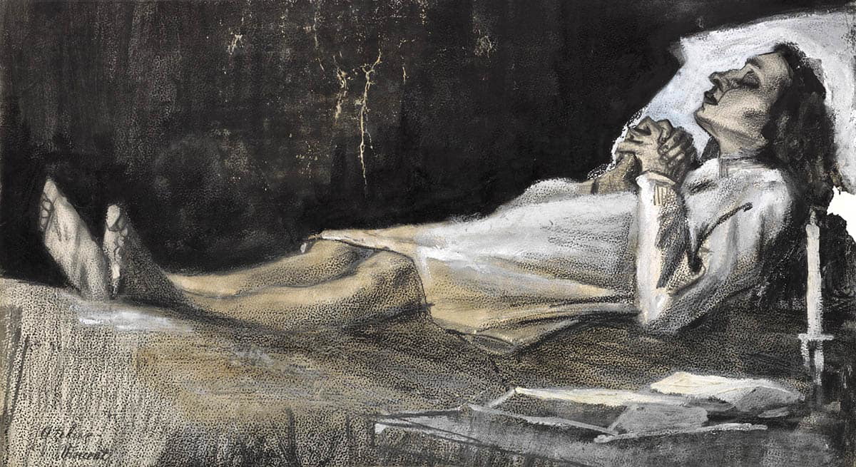 woman on her death bed van gogh euthanasia