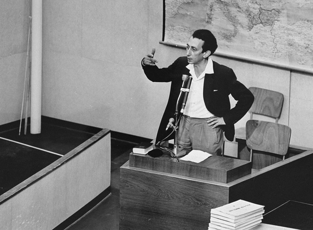 Abba Kovner Testifying Eichmann Trial