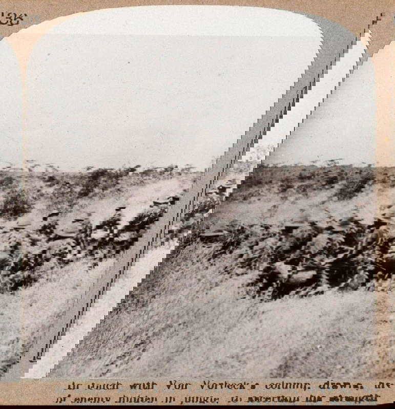 British soldiers fighting africa