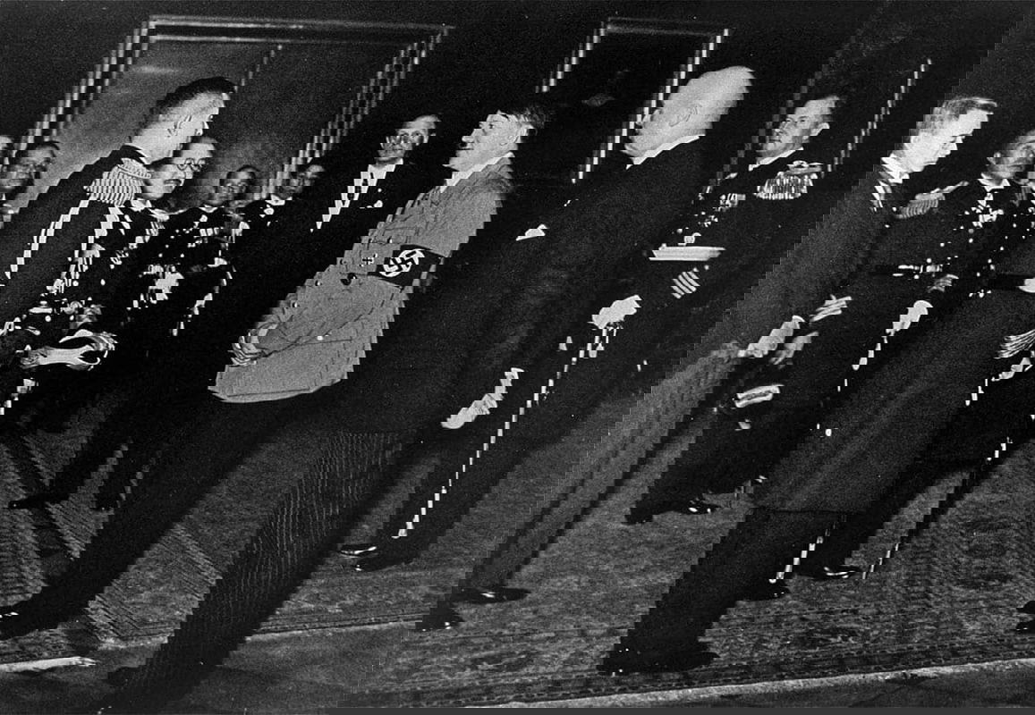 Hitler Meets Japanese Delegation Heinrich Hoffmann