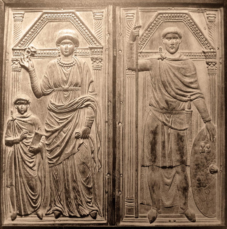 Stilicho ivory diptych falls of rome