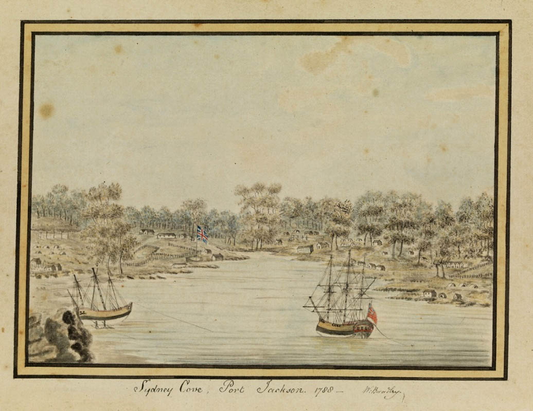 arrival australia 1788