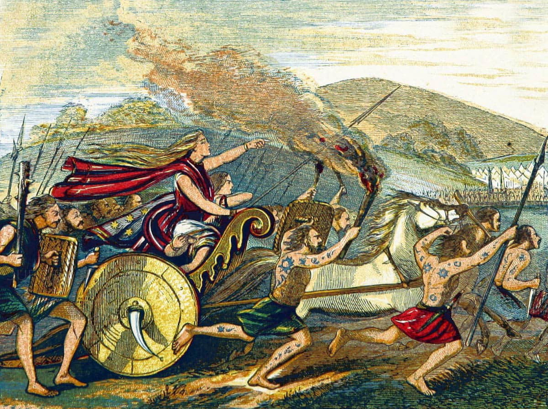 boadicea leading britons celts henry tyrrell