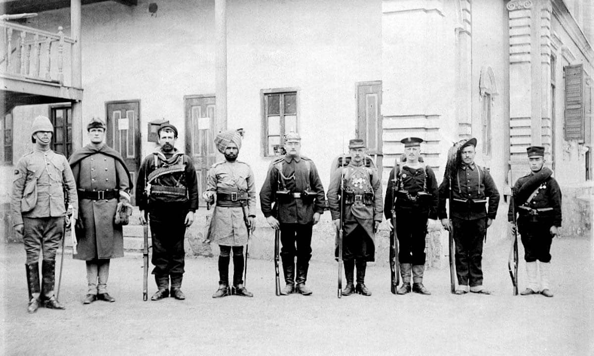 boxer rebellion european troops