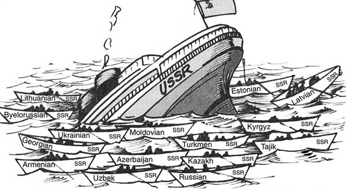 collapse soviet union end cold war