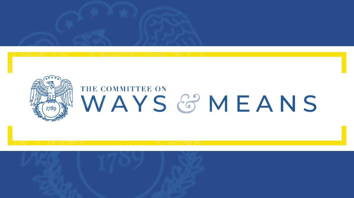 committee ways and means house representative