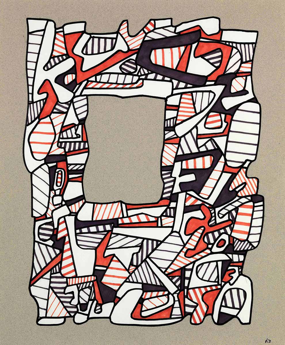 jean dubuffet fenetre drawing