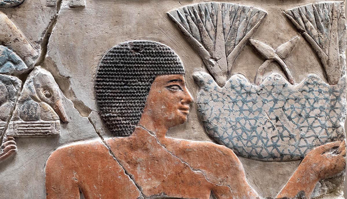 egyptian relief offering bearers