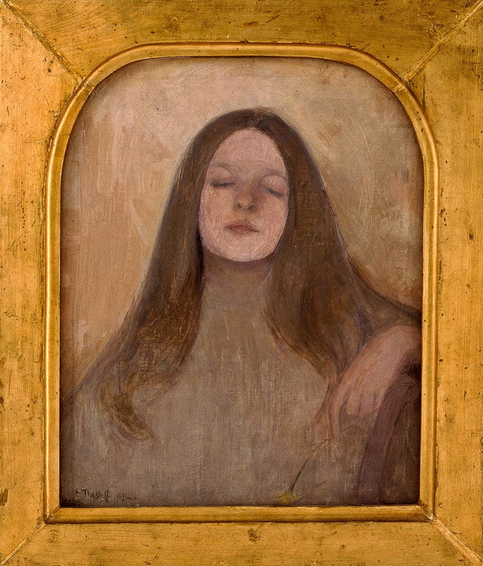 ellen thesleff thyra elisabeth portrait symbolism painting