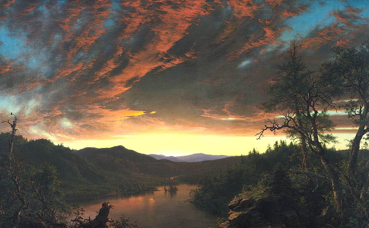 frederic edwin church twilight wilderness