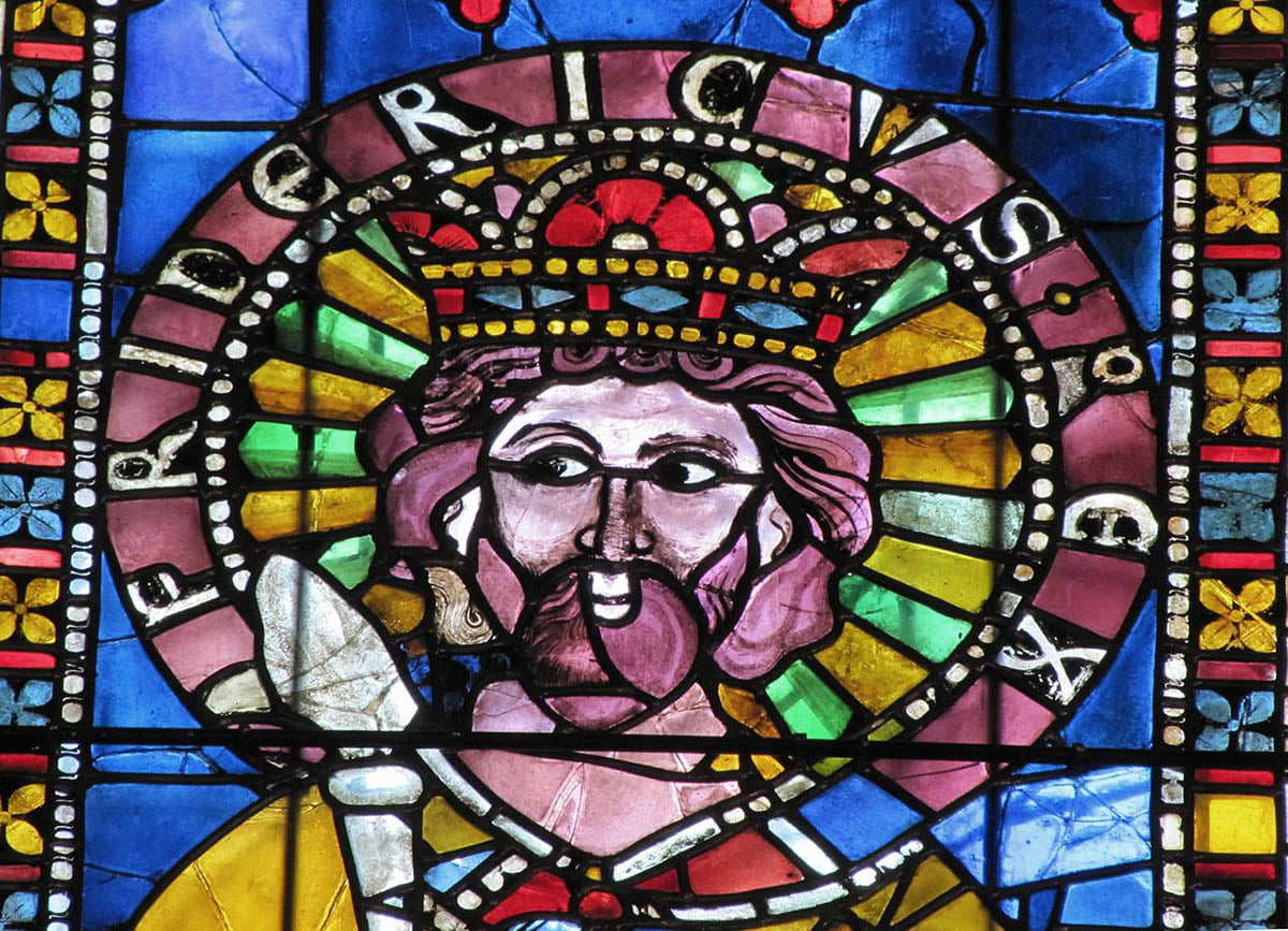 frederick barbarossa stained glass