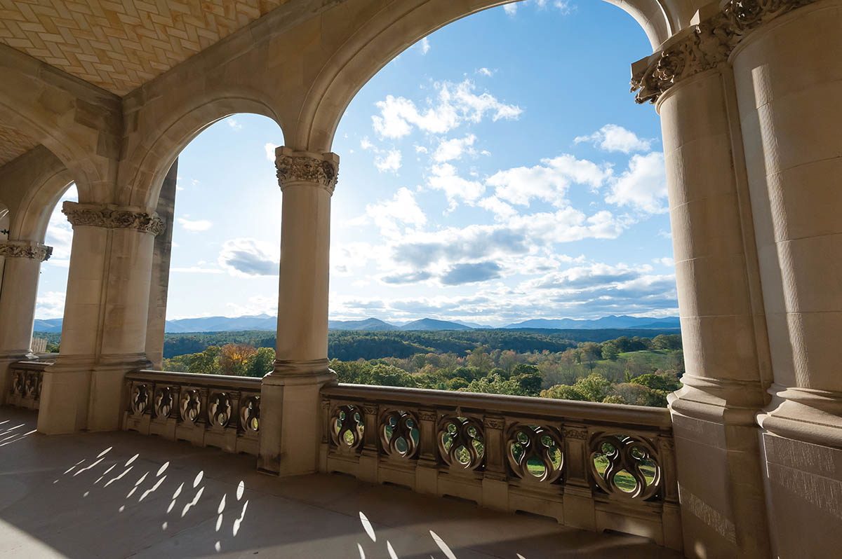 frederick law olmsted biltmore loggia