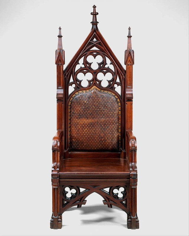 gothic armchair 1855