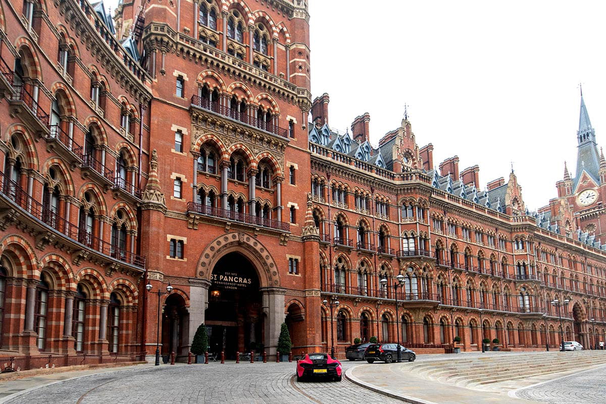 gothic revival st pancras station