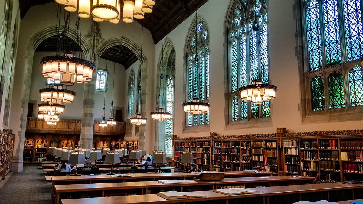 gothic revival yale library