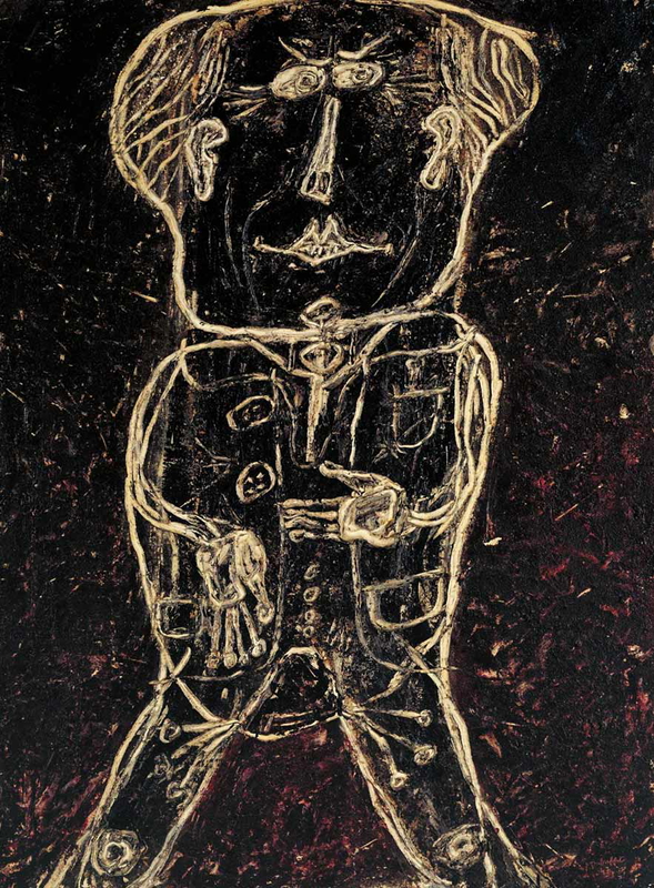 jean dubuffet monsieur plume henri michaux