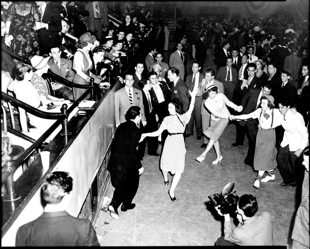 jitterbug dancers photograph