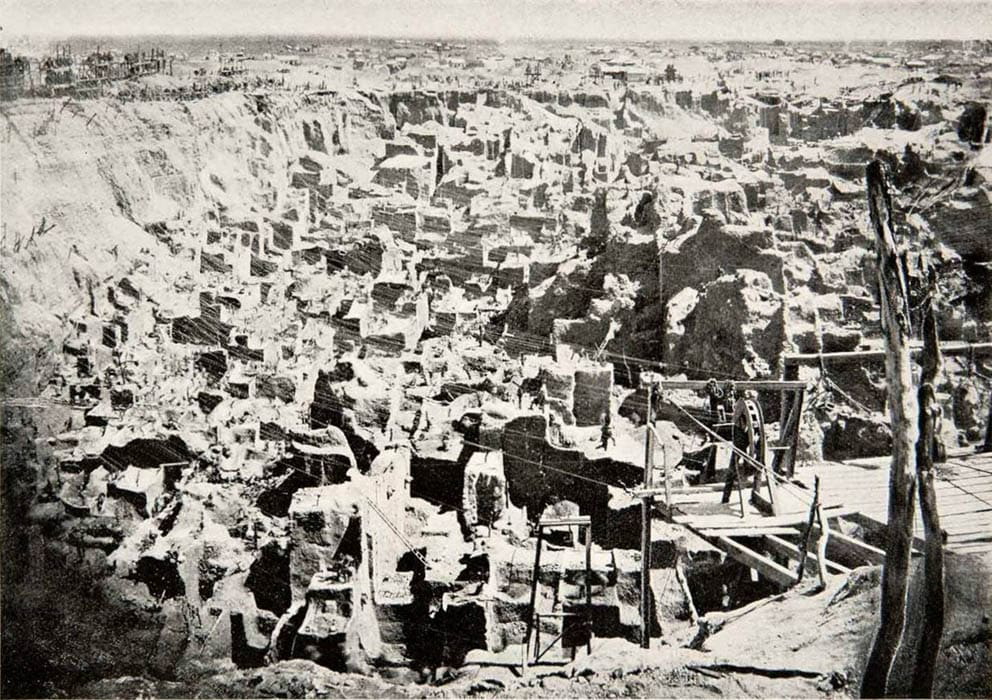 kimberley diamond mines
