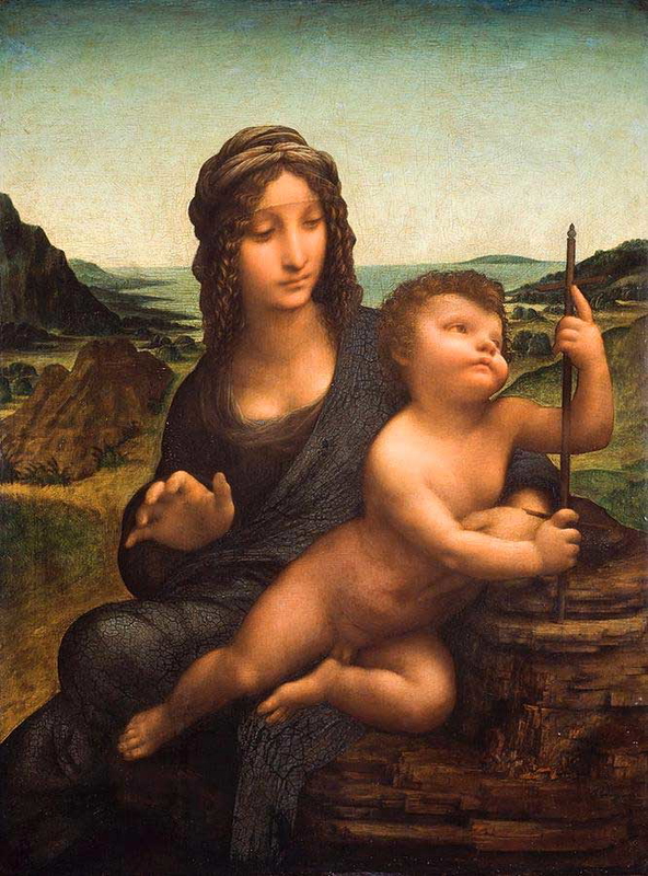 leonardo da vinci madonna yarnwinder
