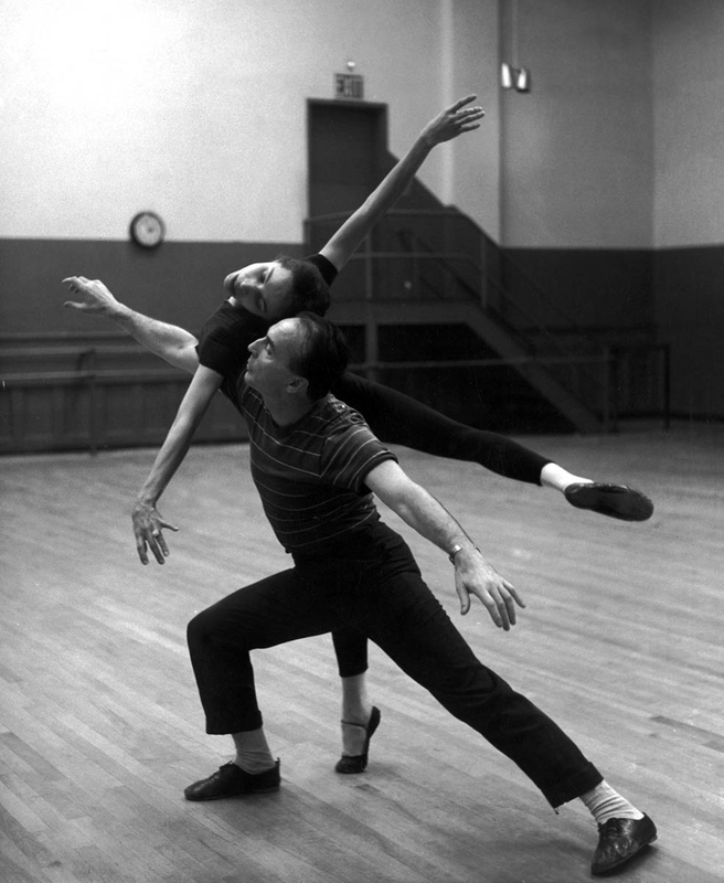 maria tallchief rehearsal george balanchine