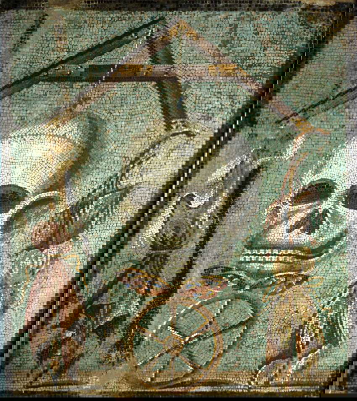 memento mori life after death pompeii floor mosaic