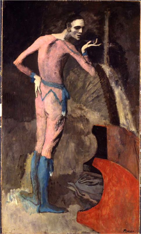 pablo picasso's rose period painting actor