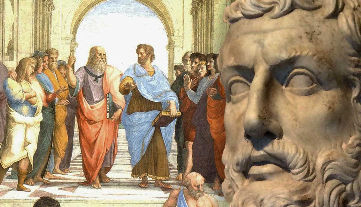 parmenides bust school of athens raphael