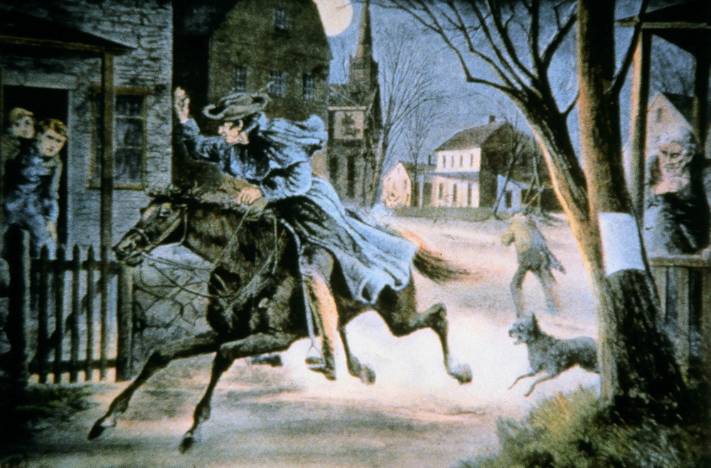 paul revere 1775 american revolutionary war