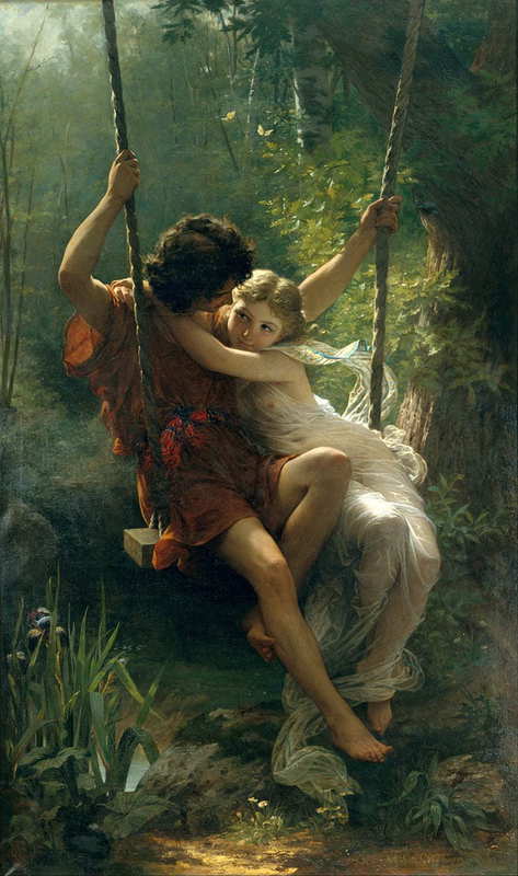 pierre auguste cot springtime academic painting