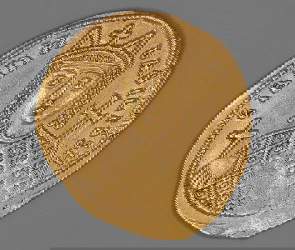 portrait empress irene of athens golden coin