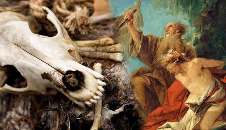 sacrifice Isaac skull west africa