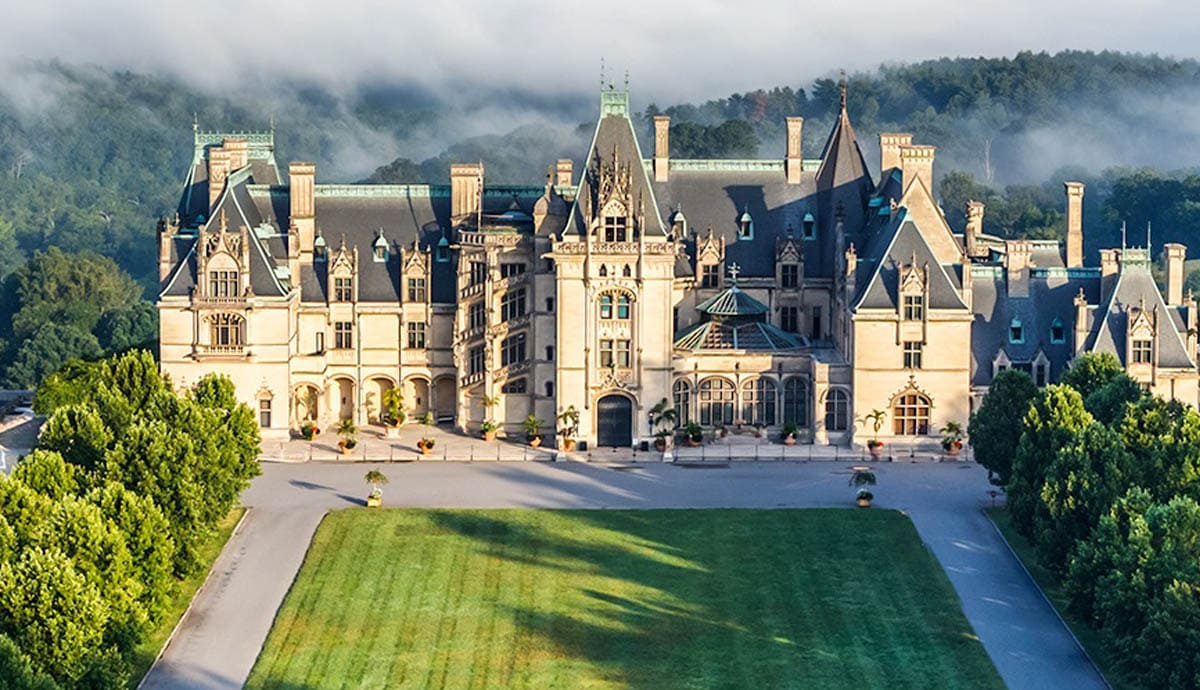 the biltmore estate house and landscape