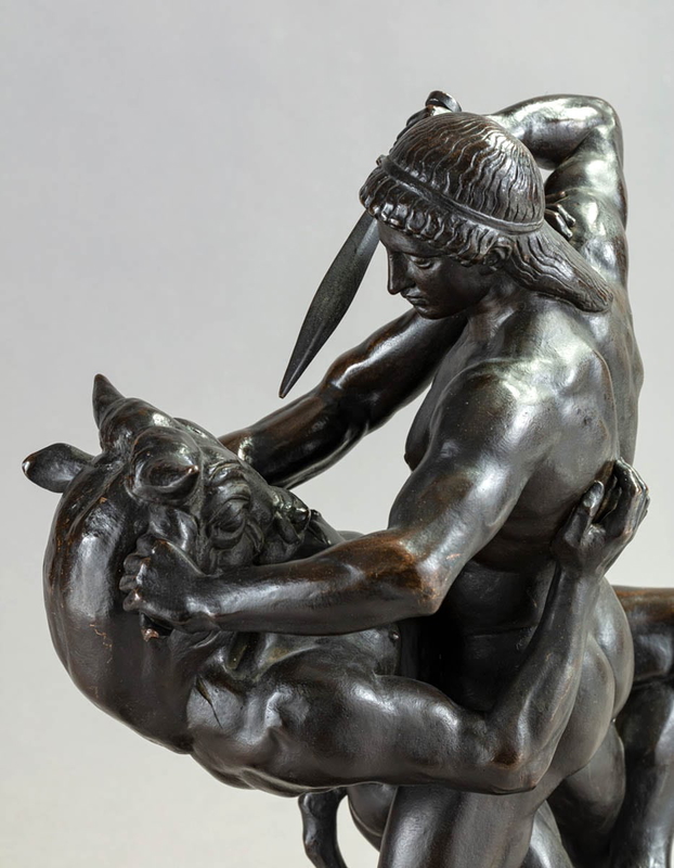 theseus minotaur sculpture antoine louis bayre