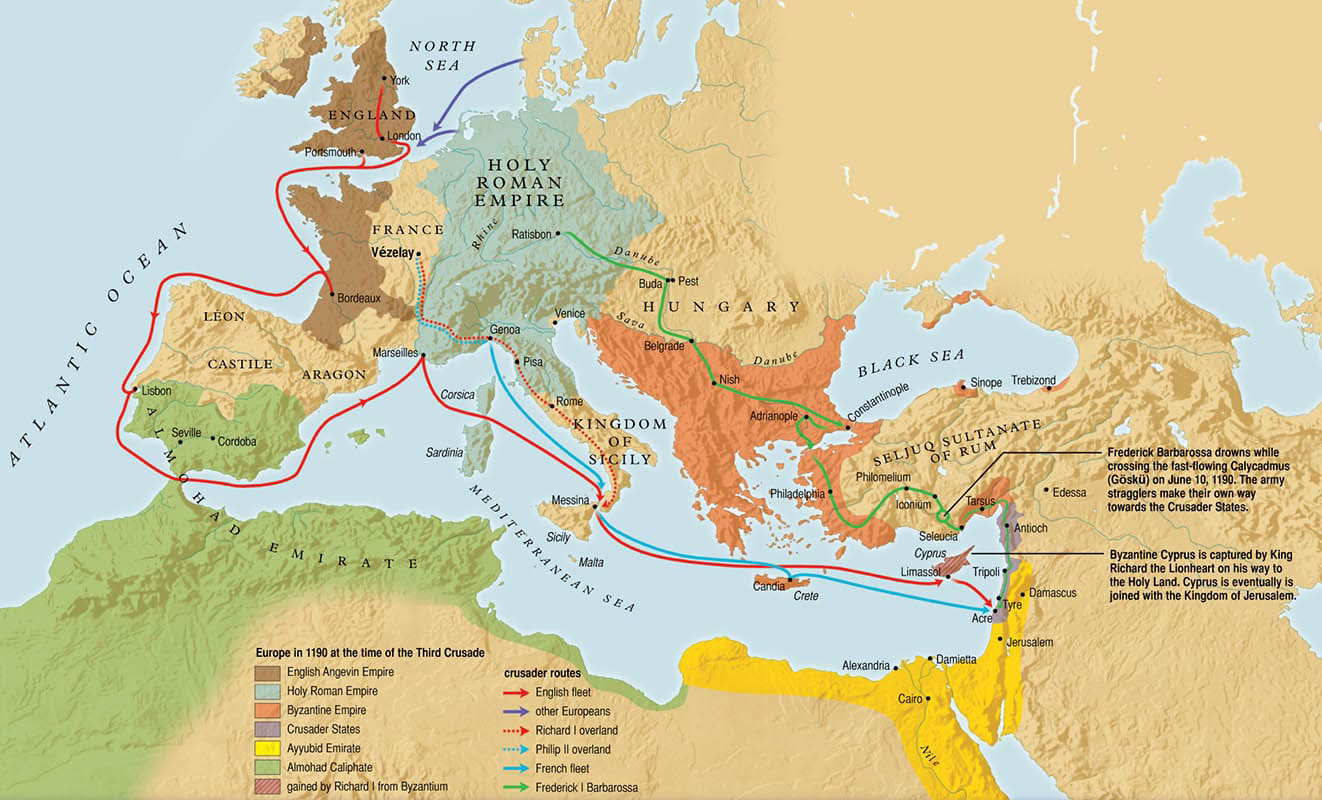 third crusade map