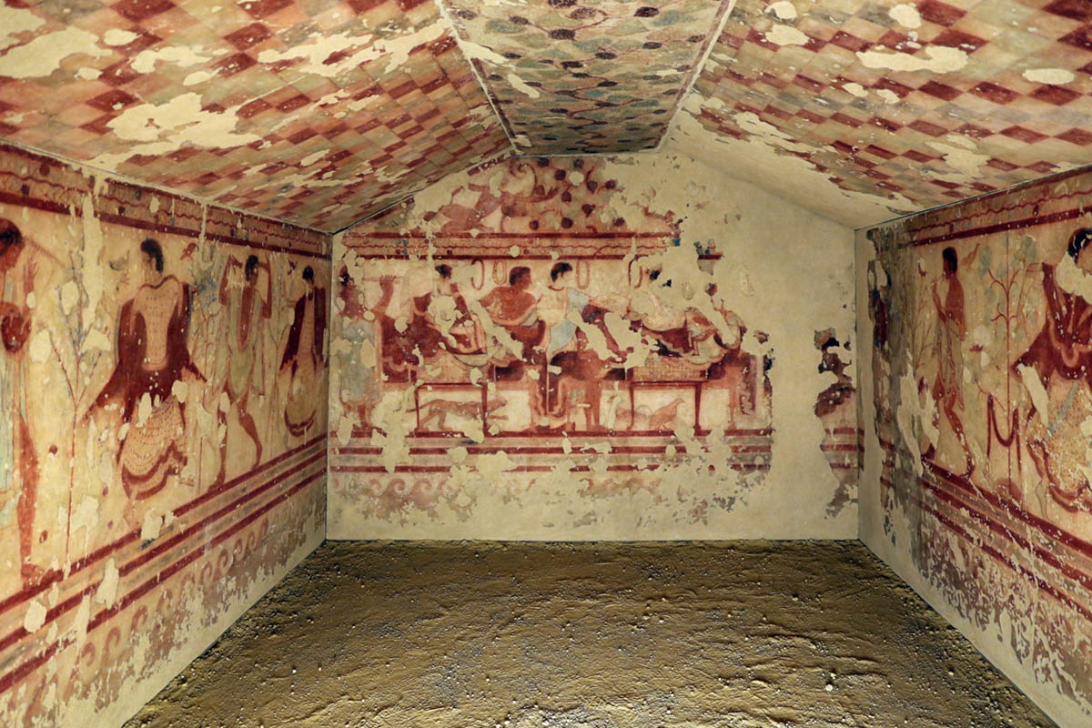 tomb of the leopard etruscan