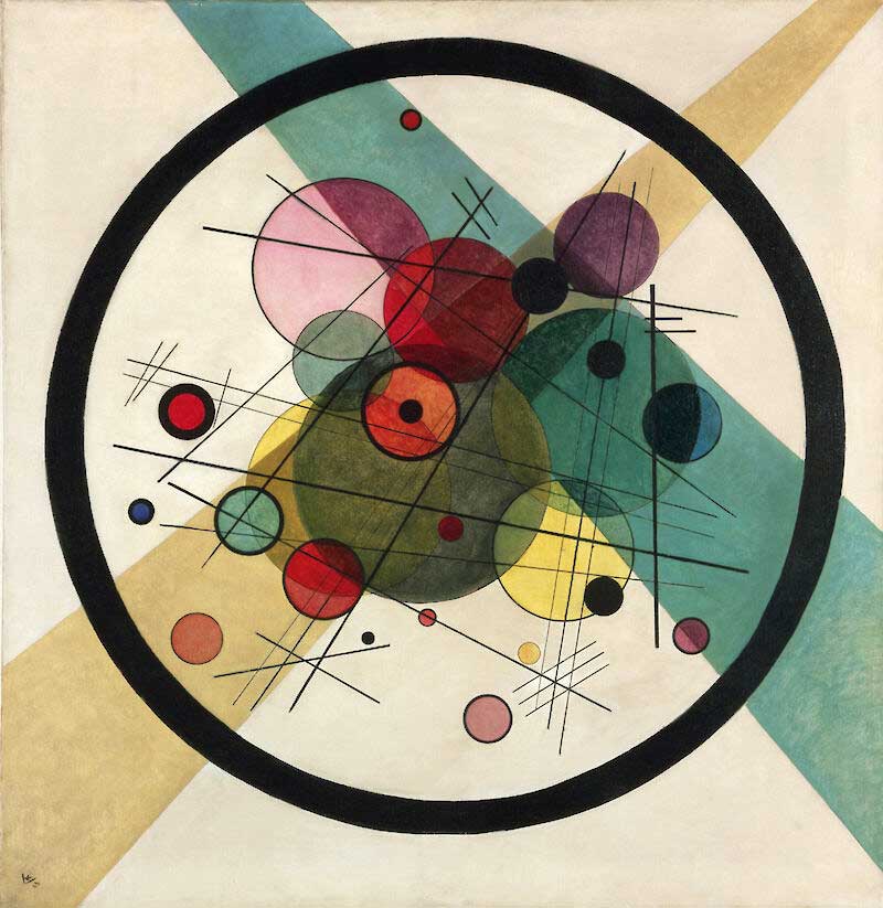 wassily kandinsky circles in circle