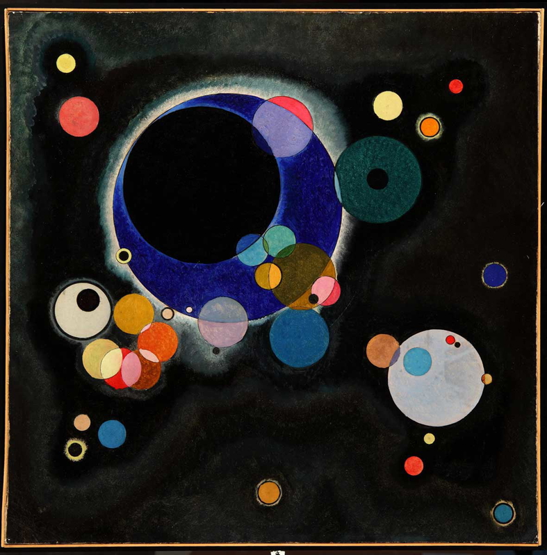 wassily kandinsky several circles painting