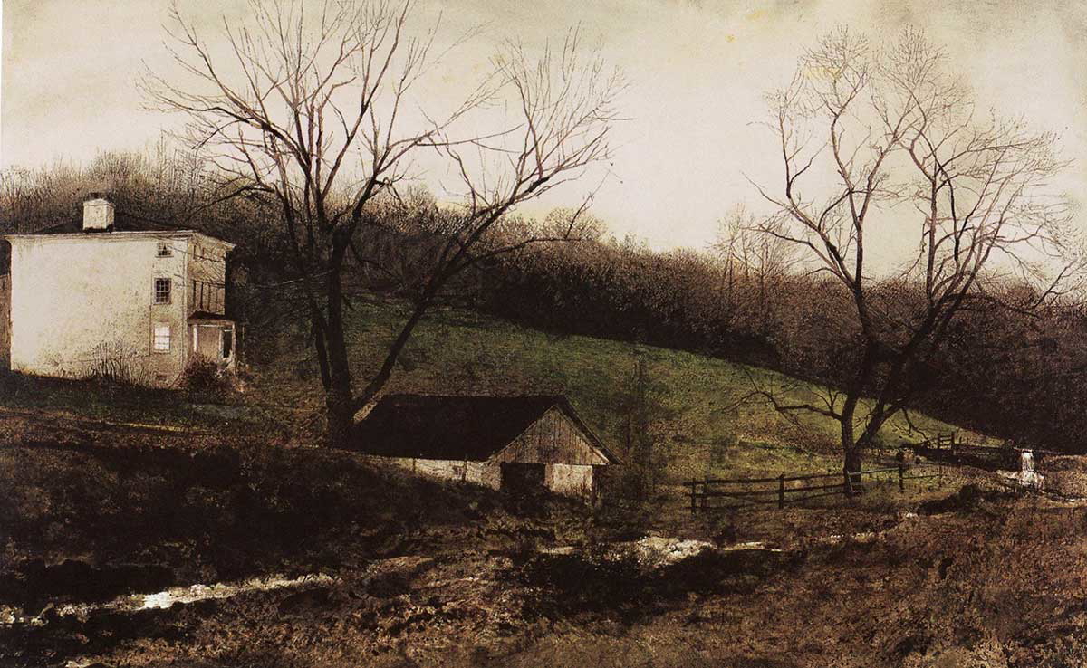 evening at kuerners painting