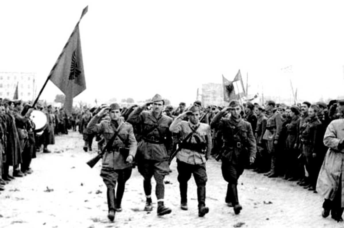 albanian communist partisans liberation tirana