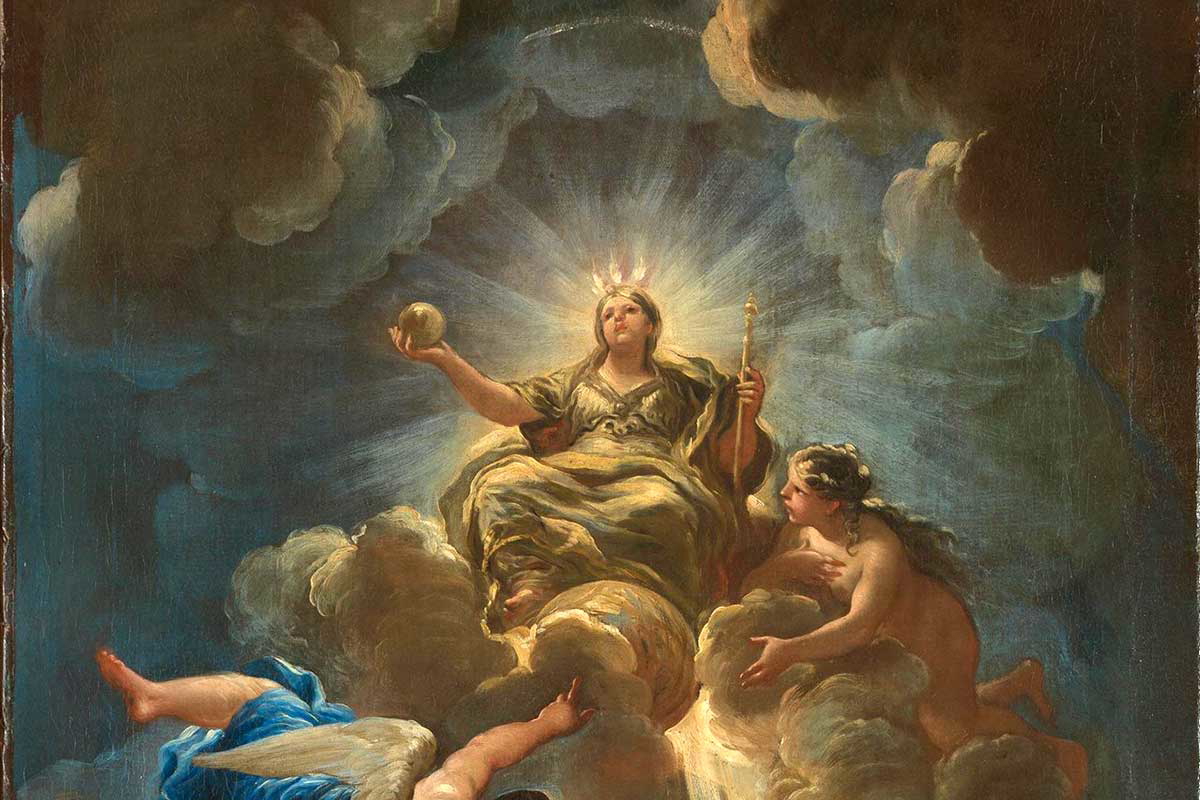 allegory wisdom painting giordano