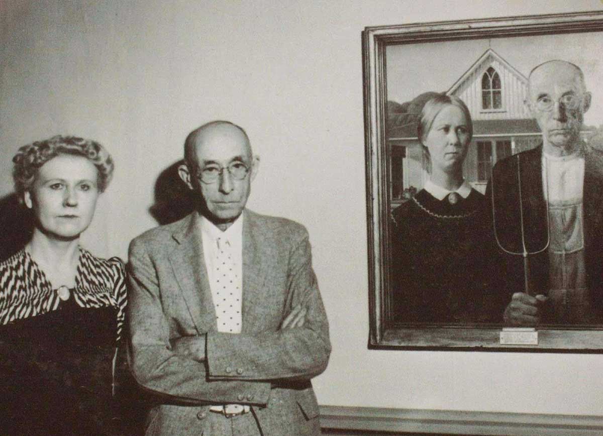 american gothic real life models