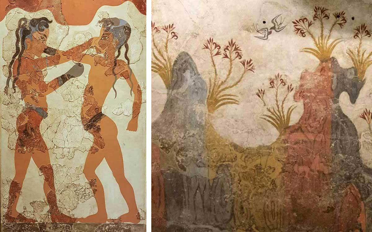 ancient-wall-frescoes-from-Akrotiri