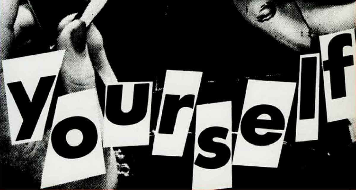 barbara kruger you are not yourself detail text