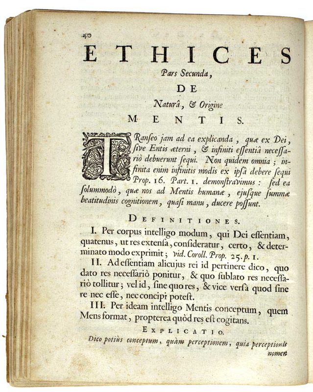 baruch spinoza ethics