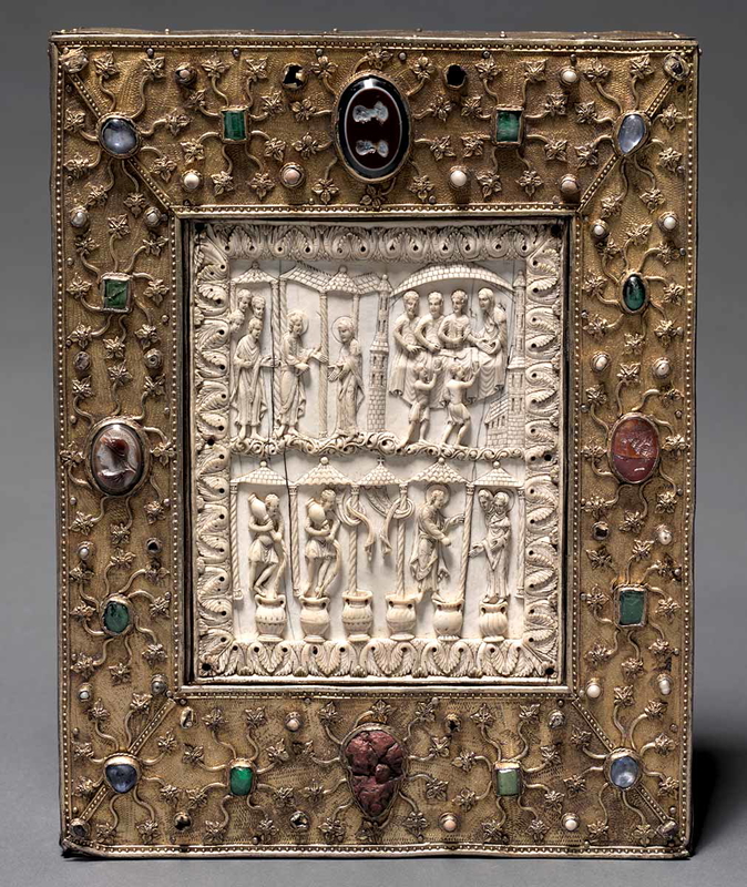 book reliquary medieval artwork