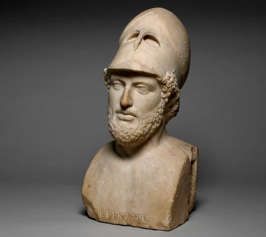 bust of pericles aristotle