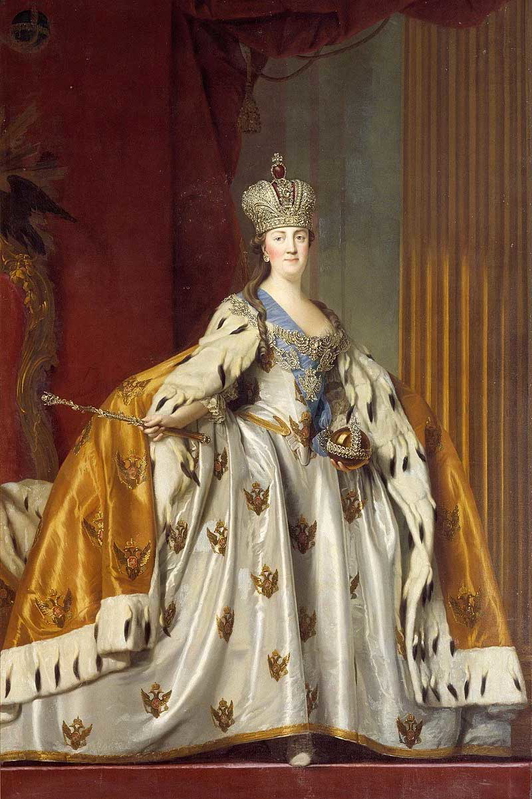catherine the great coronation portrait