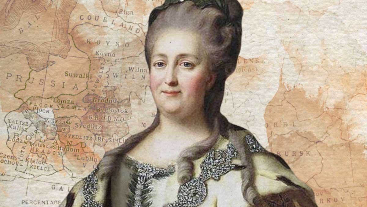 catherine the great map